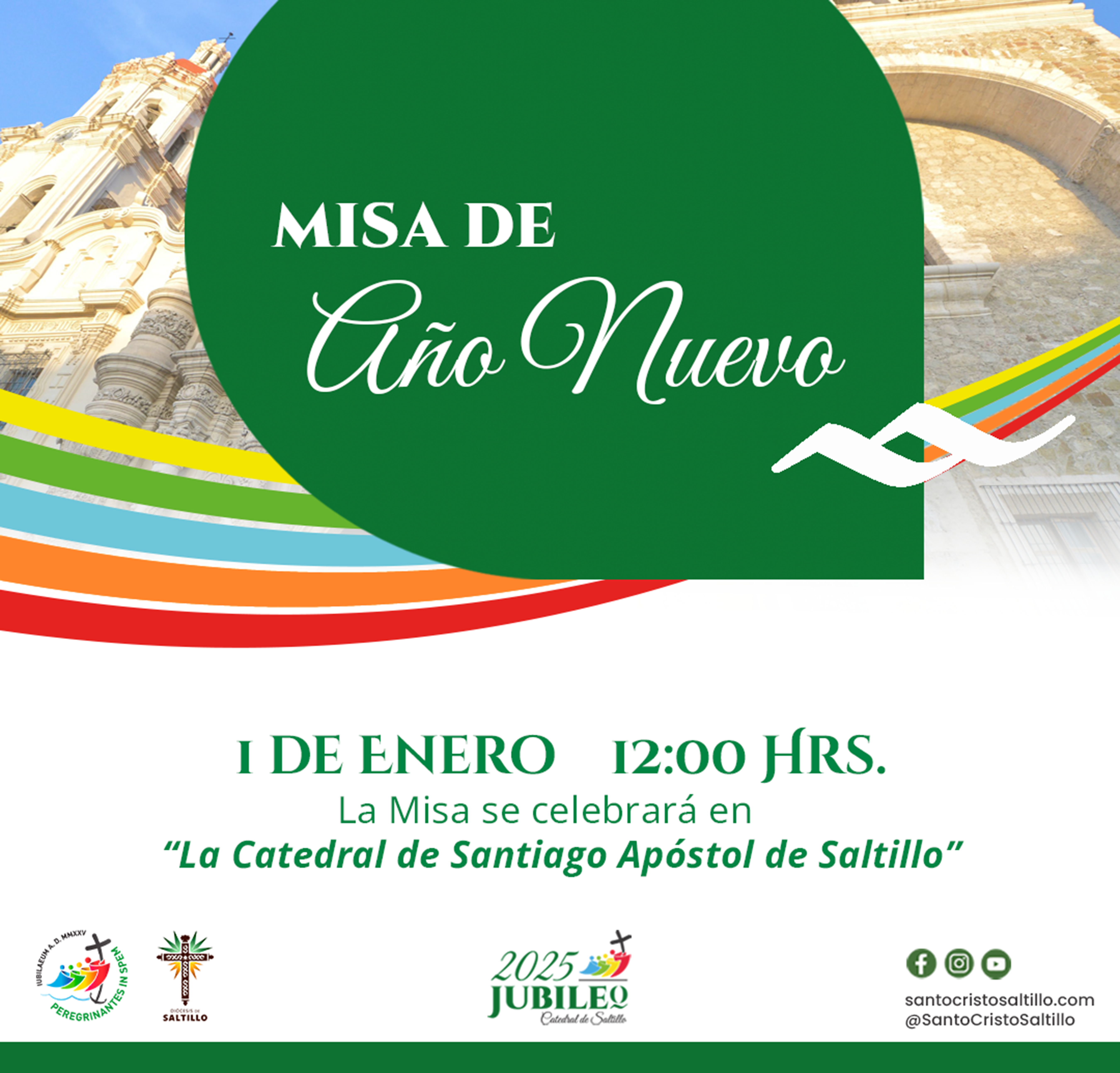 Misa de año nuevo en catedral