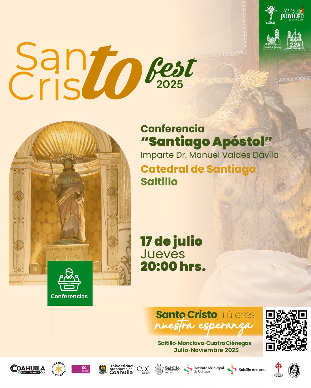 Conferencia “Santiago Apóstol” en la Catedral de Saltillo